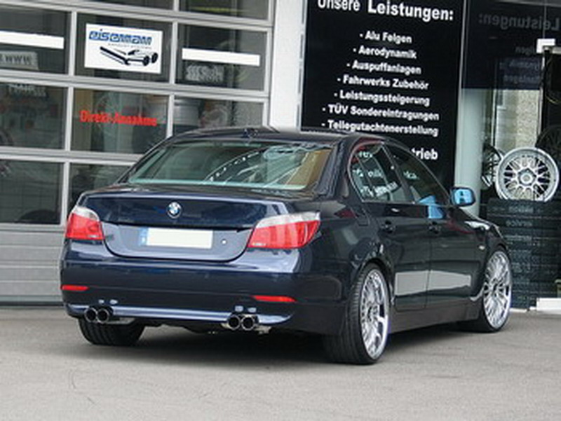 Eisenmann Duplex Einddemper 4x Ø76mm BMW E60 520i-530i (sedan)